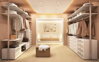 vestidor en habitación