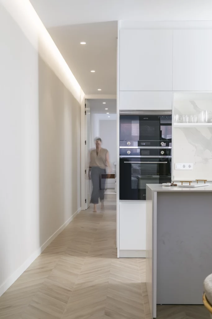 Reforma de piso estilo Moderno en barrio de Salamanca, Madrid