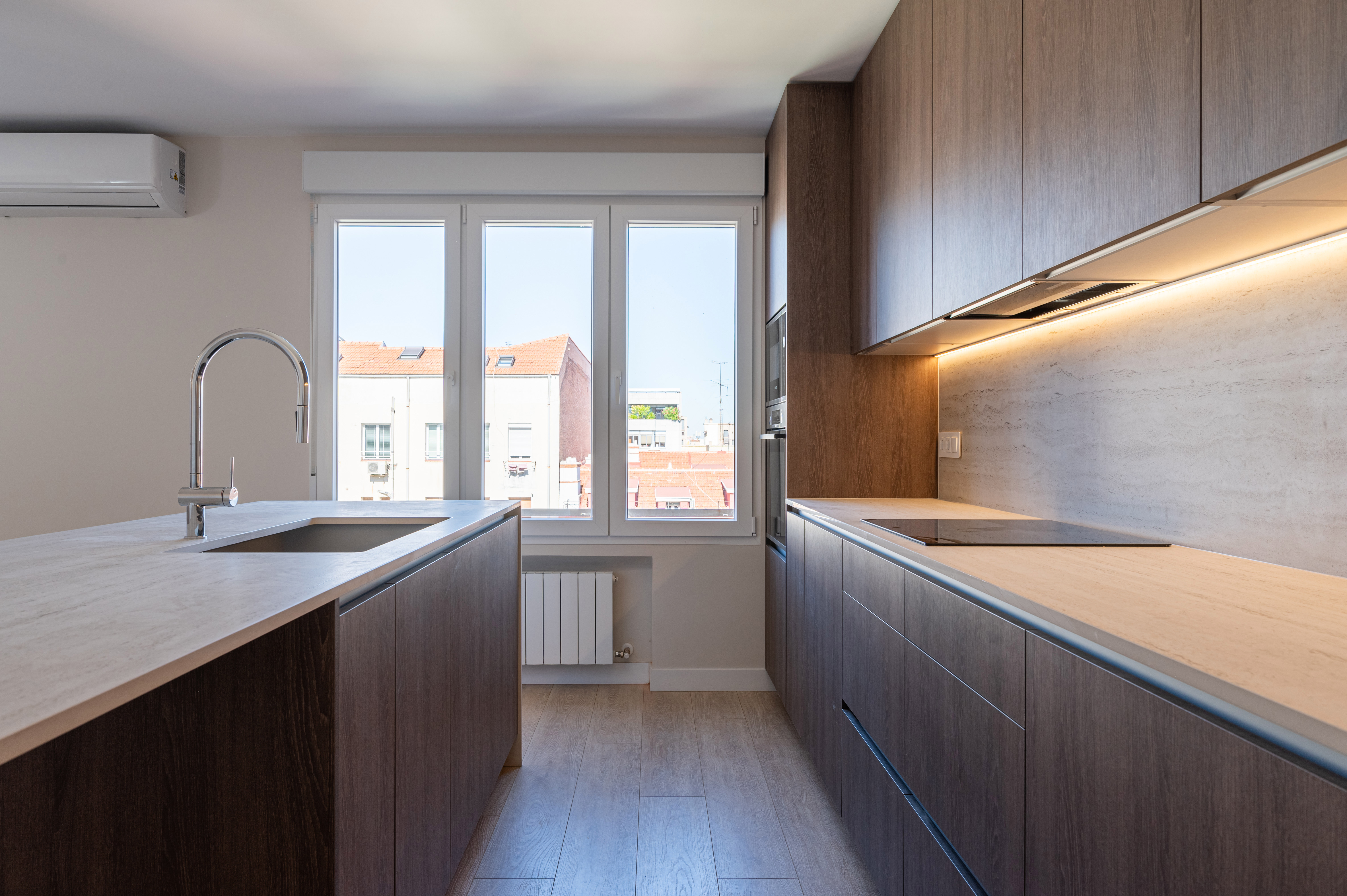 Reforma integral de piso estilo Nórdico en barrio de Salamanca, Madrid