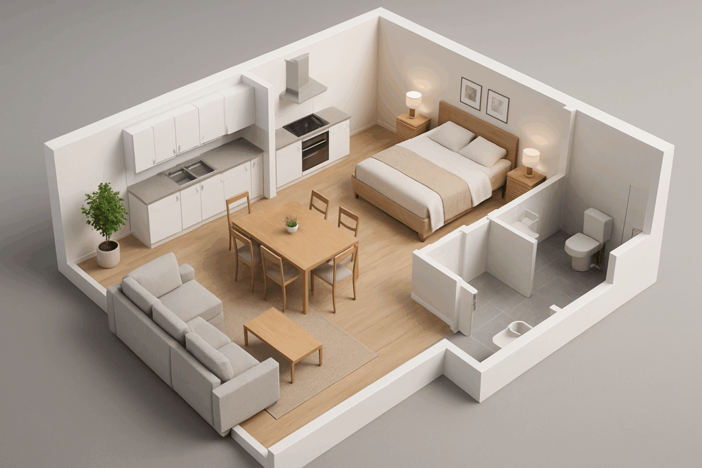 Diseño de interiores en 3D
